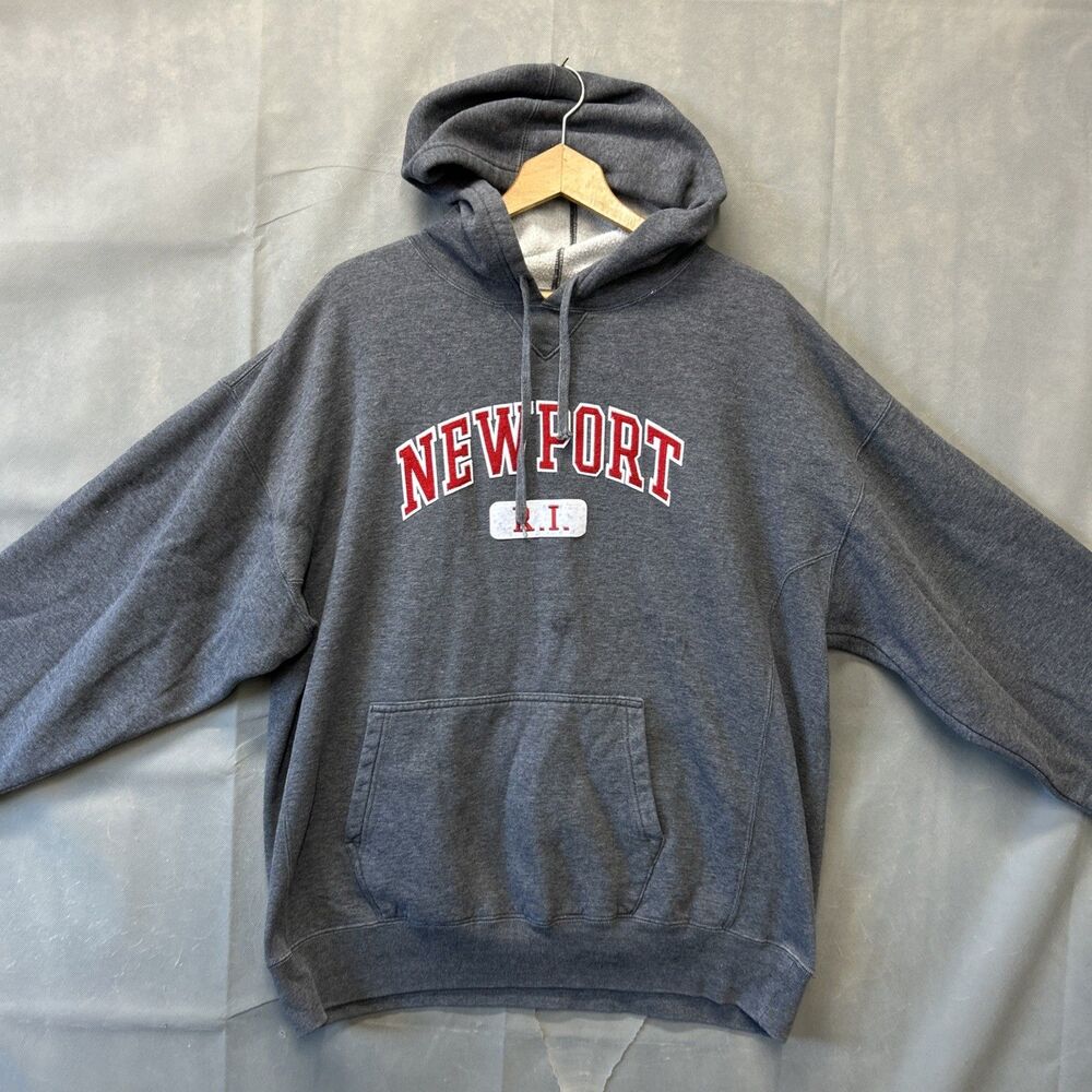 Cuffy's Of Cape Cod Newport Rhode Island Mens Hoodie Sweatshirt Sz XXL Grey